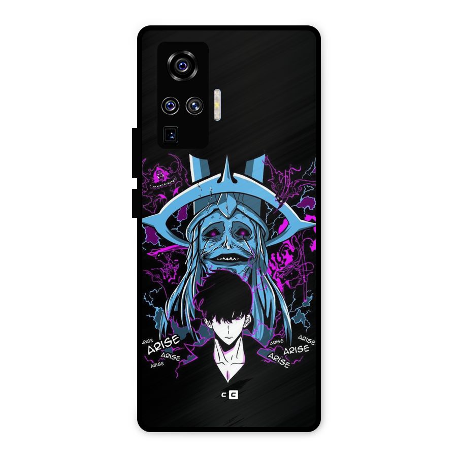 Jinwoo Arise Metal Back Case for Vivo X50 Pro