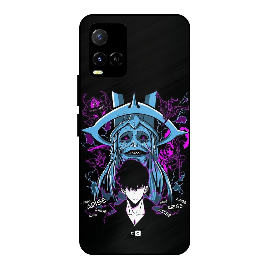 Jinwoo Arise Metal Back Case for Vivo Y21