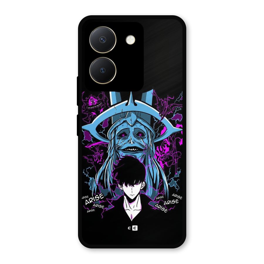 Jinwoo Arise Metal Back Case for Vivo Y36