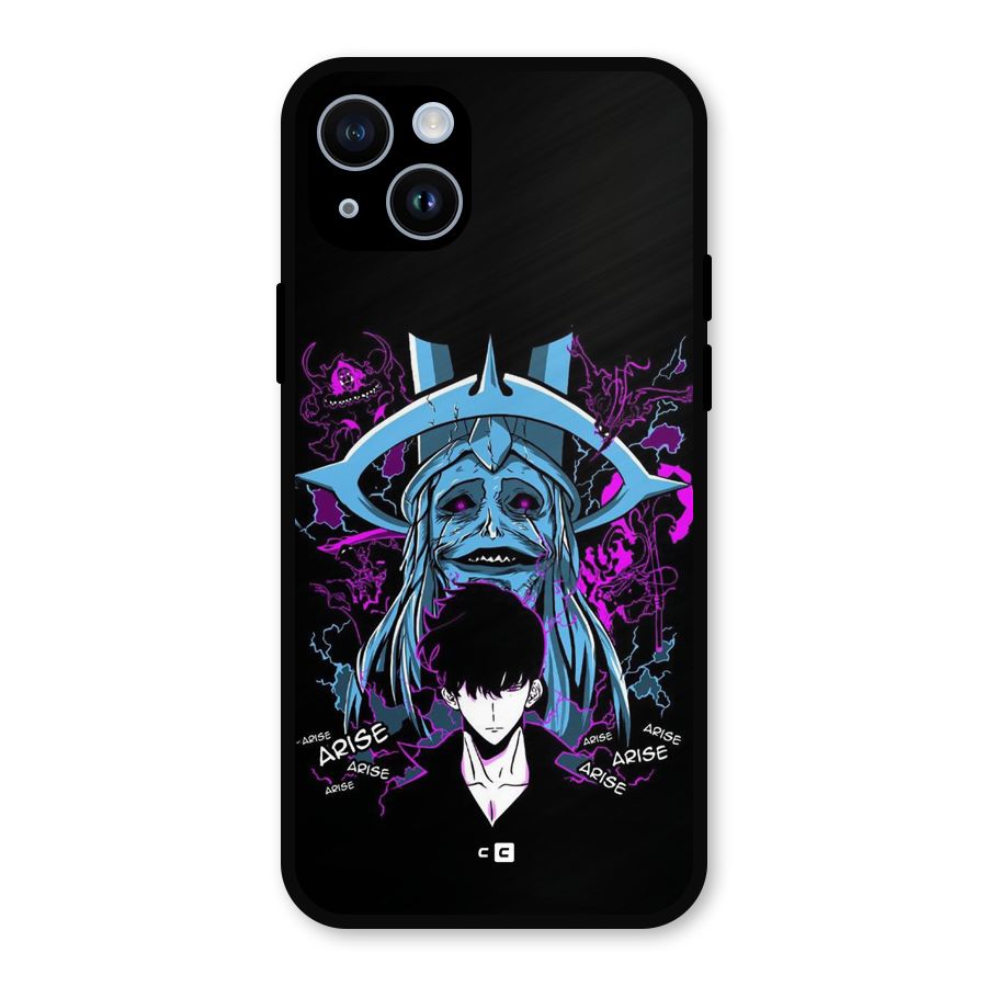 Jinwoo Arise Metal Back Case for iPhone 14