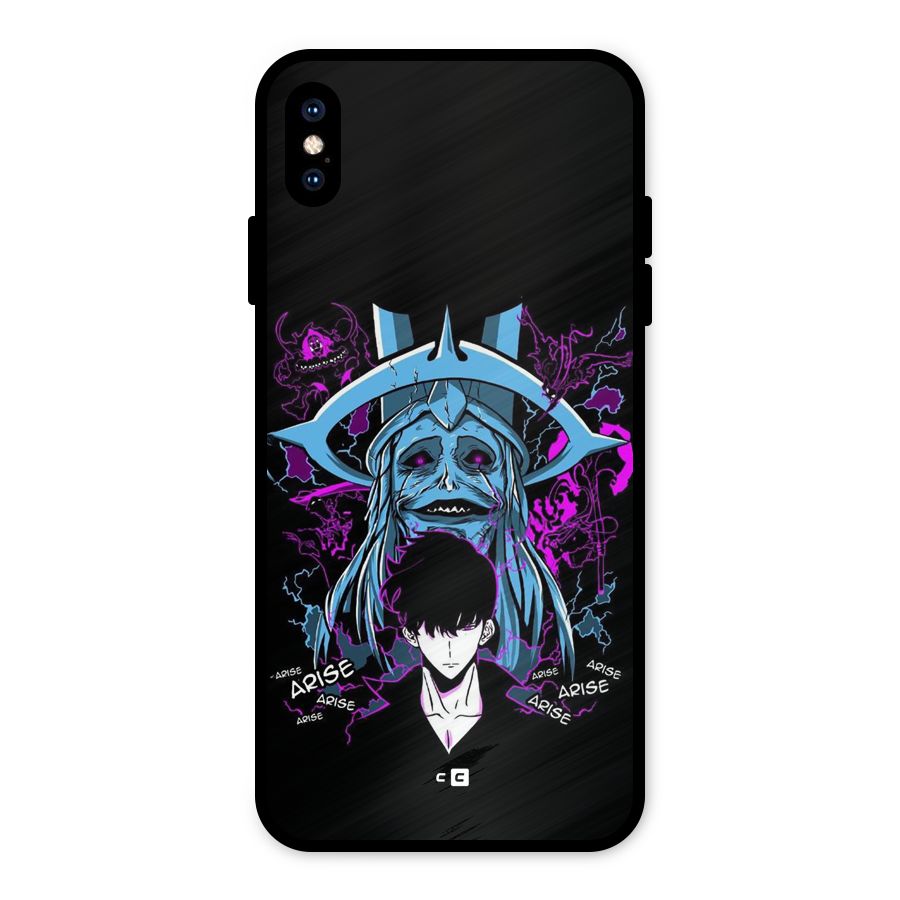 Jinwoo Arise Metal Back Case for iPhone XS Max