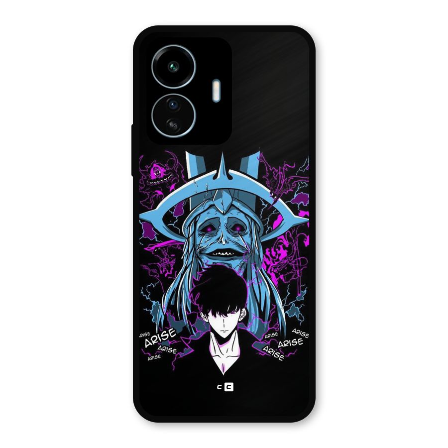 Jinwoo Arise Metal Back Case for vivo iQOO Z6 Lite 5G
