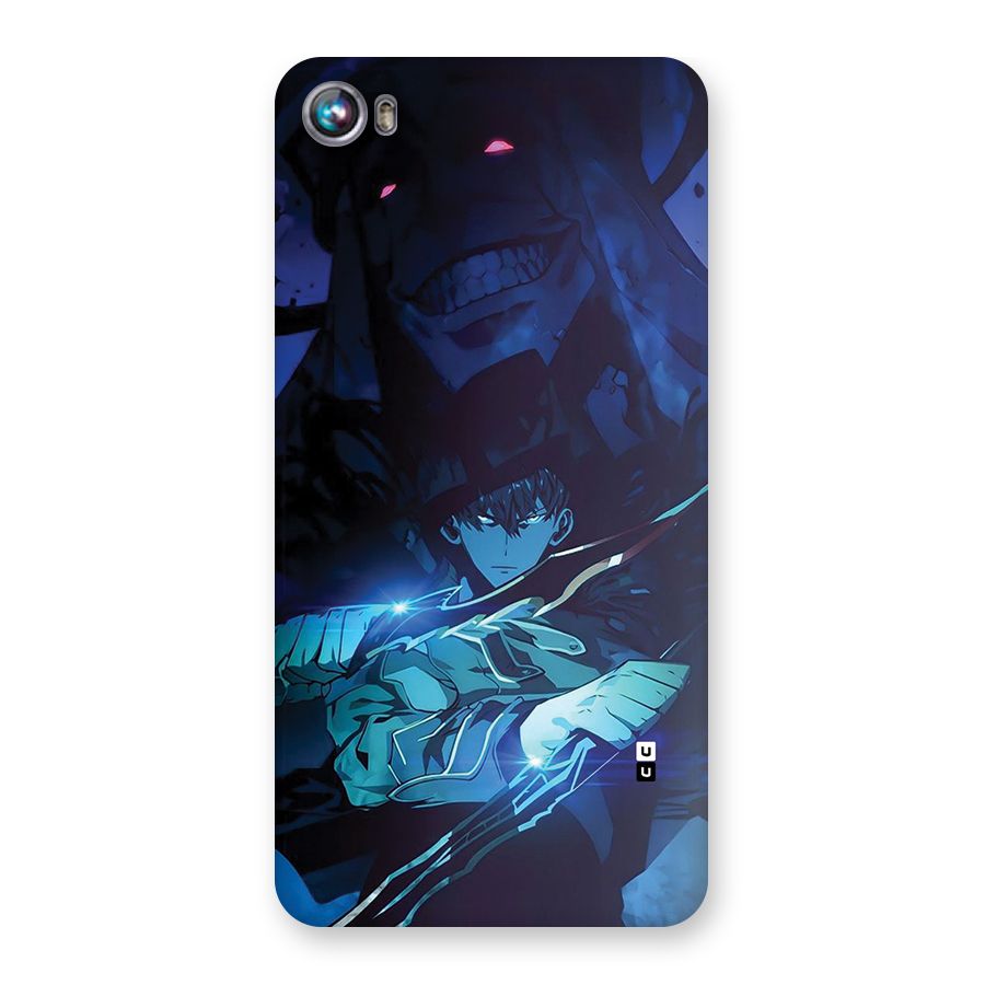 Jinwoo Fighting Mode Back Case for Canvas Fire 4 (A107)