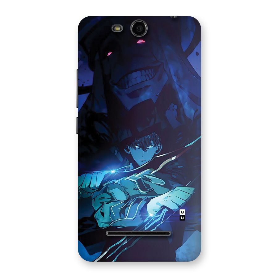 Jinwoo Fighting Mode Back Case for Canvas Juice 3 Q392