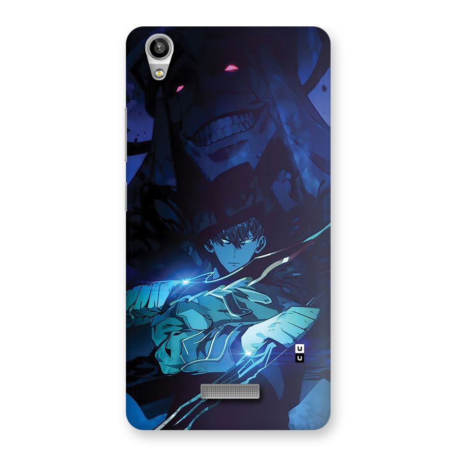 Jinwoo Fighting Mode Back Case for Lava Pixel V1