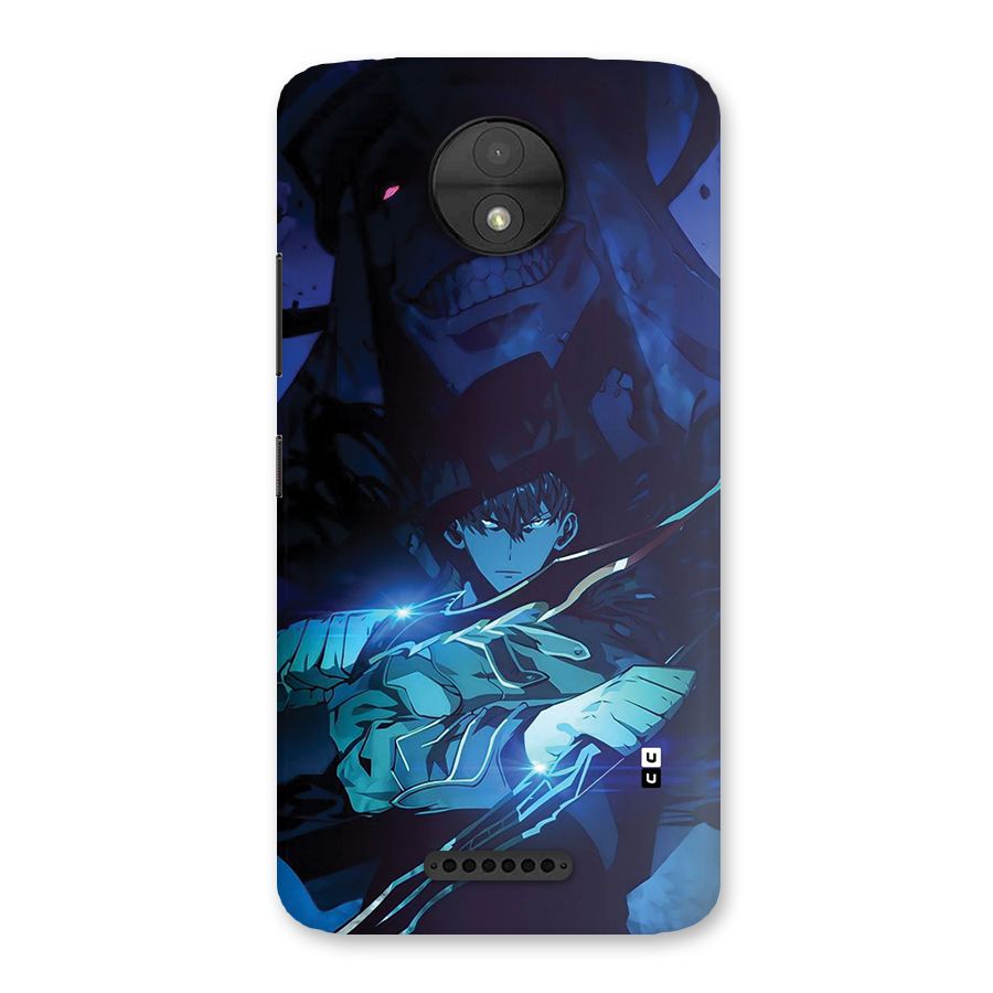 Jinwoo Fighting Mode Back Case for Moto C
