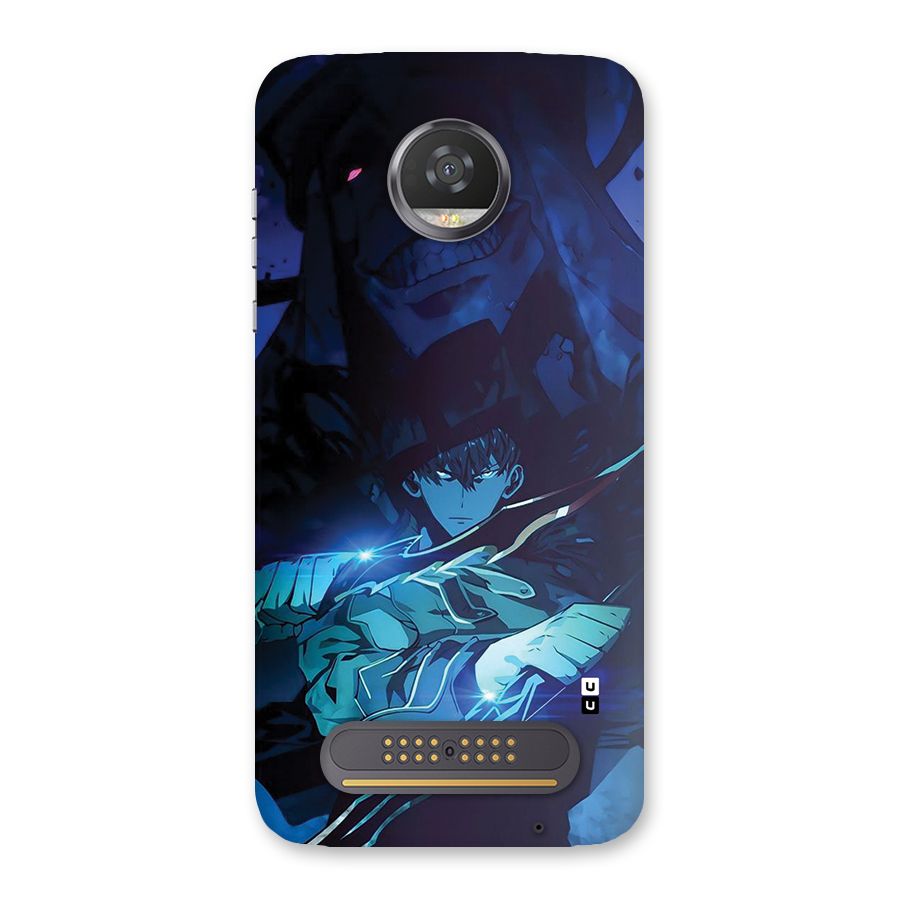 Jinwoo Fighting Mode Back Case for Moto Z2 Play