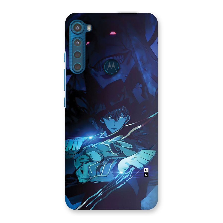 Jinwoo Fighting Mode Back Case for Motorola One Fusion Plus