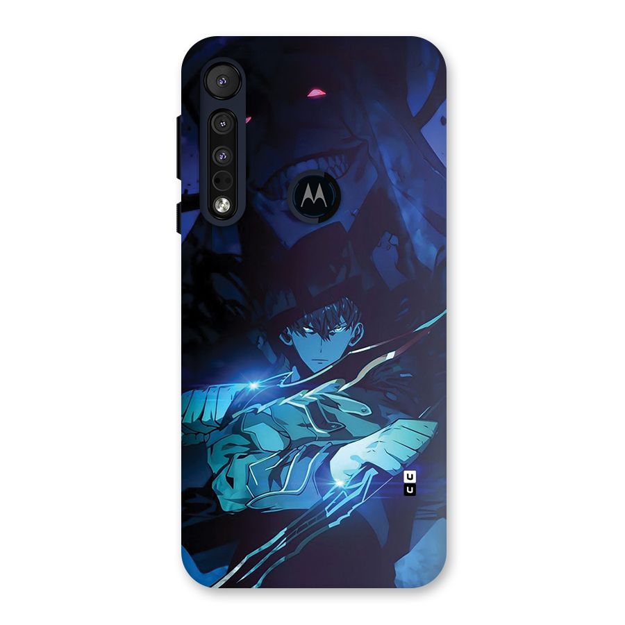 Jinwoo Fighting Mode Back Case for Motorola One Macro