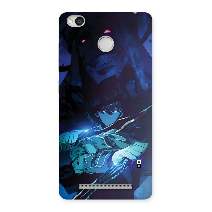 Jinwoo Fighting Mode Back Case for Redmi 3S Prime