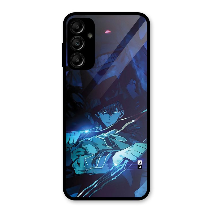 Jinwoo Fighting Mode Glass Back Case for Galaxy A14 5G