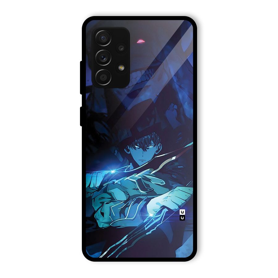 Jinwoo Fighting Mode Glass Back Case for Galaxy A53 5G