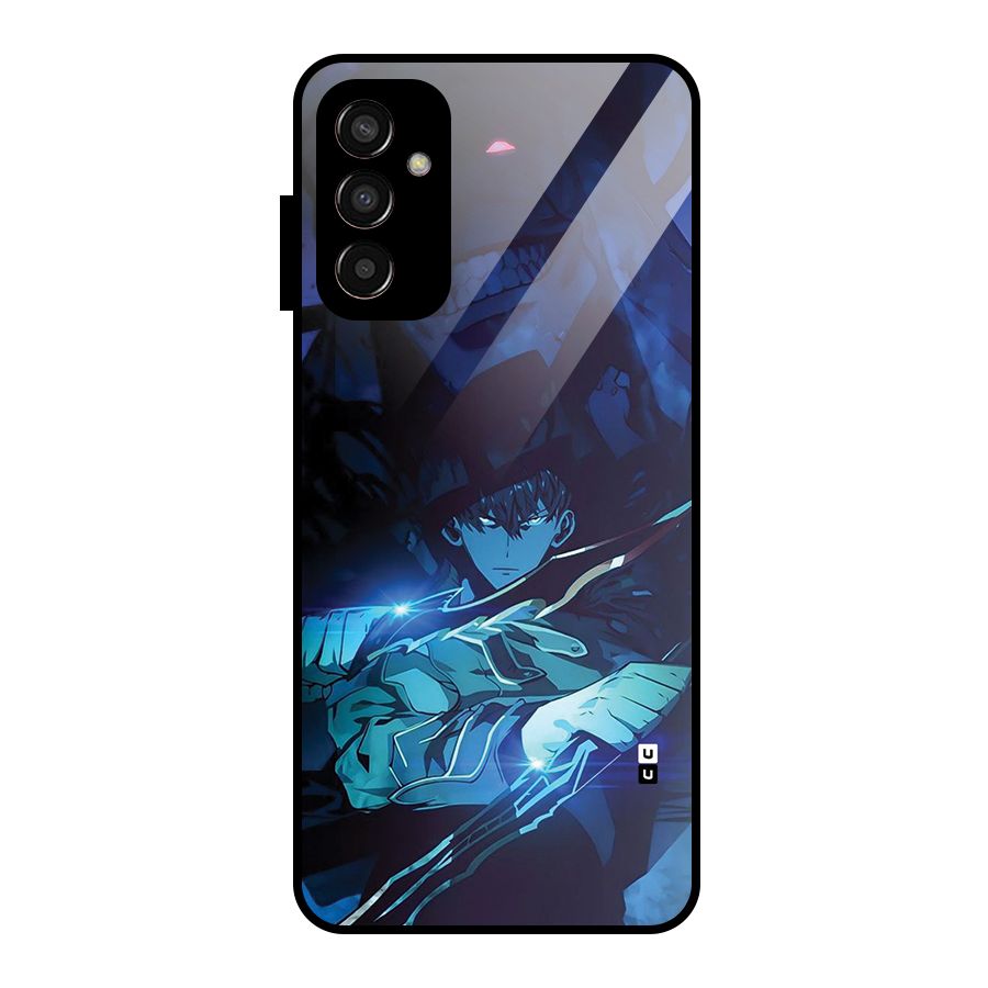 Jinwoo Fighting Mode Glass Back Case for Galaxy F13