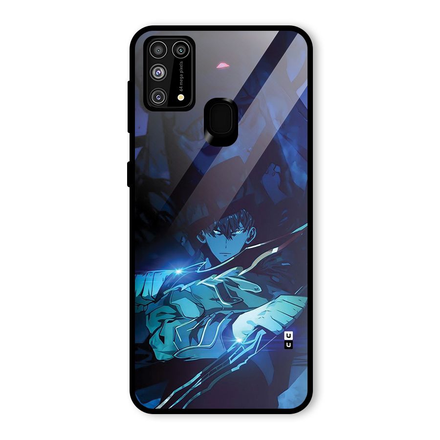 Jinwoo Fighting Mode Glass Back Case for Galaxy F41