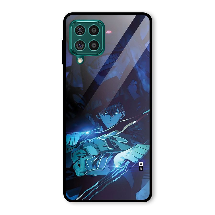 Jinwoo Fighting Mode Glass Back Case for Galaxy F62