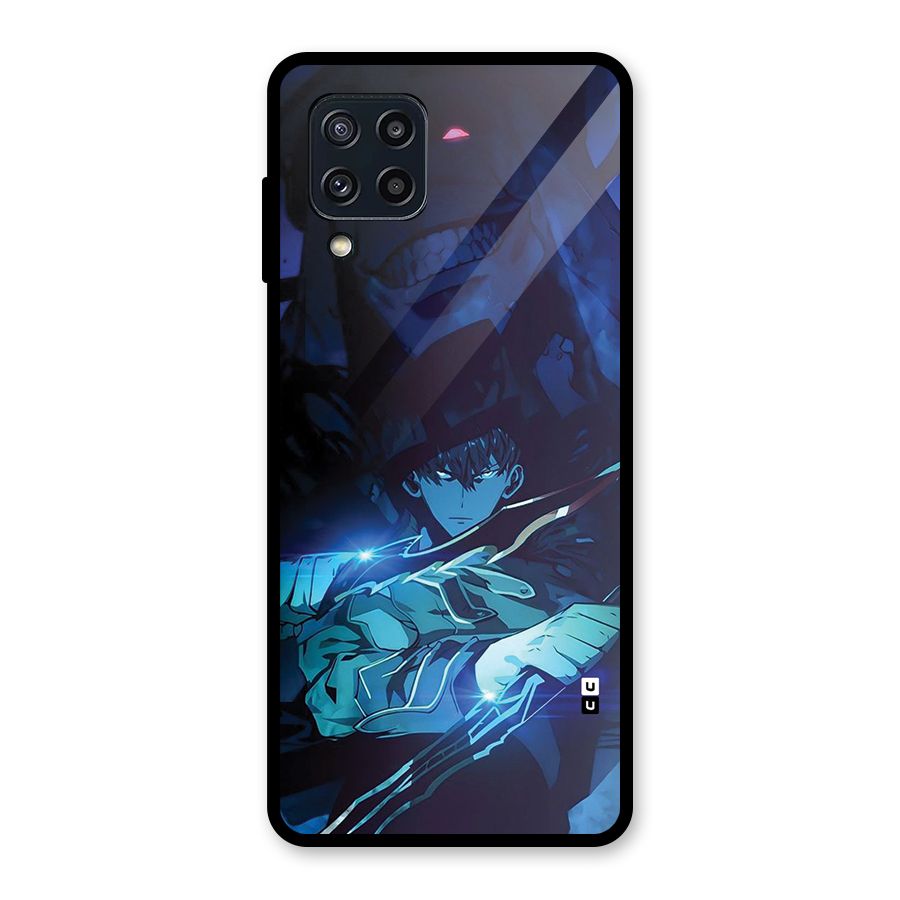 Jinwoo Fighting Mode Glass Back Case for Galaxy M32
