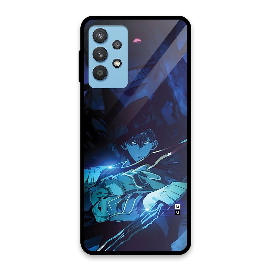 Jinwoo Fighting Mode Glass Back Case for Galaxy M32 5G