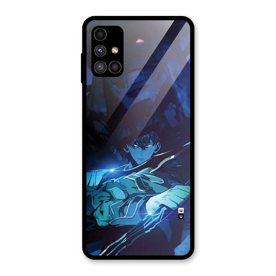 Jinwoo Fighting Mode Glass Back Case for Galaxy M51
