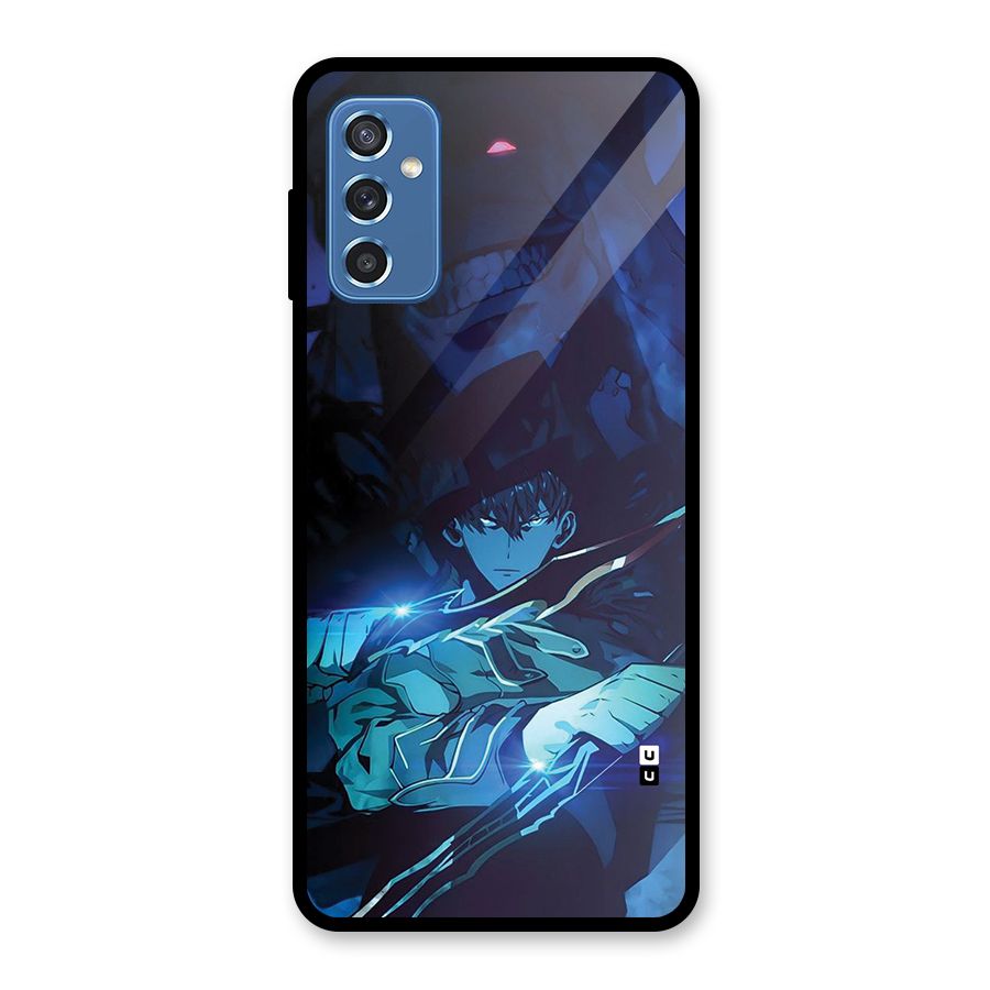 Jinwoo Fighting Mode Glass Back Case for Galaxy M52 5G