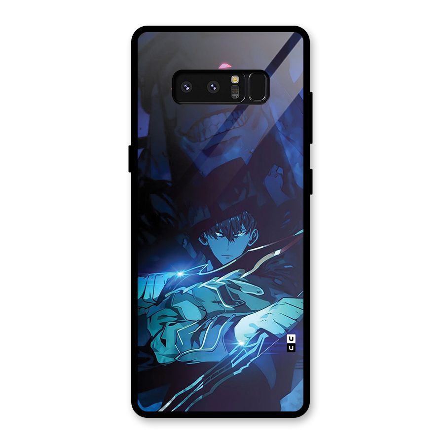 Jinwoo Fighting Mode Glass Back Case for Galaxy Note 8
