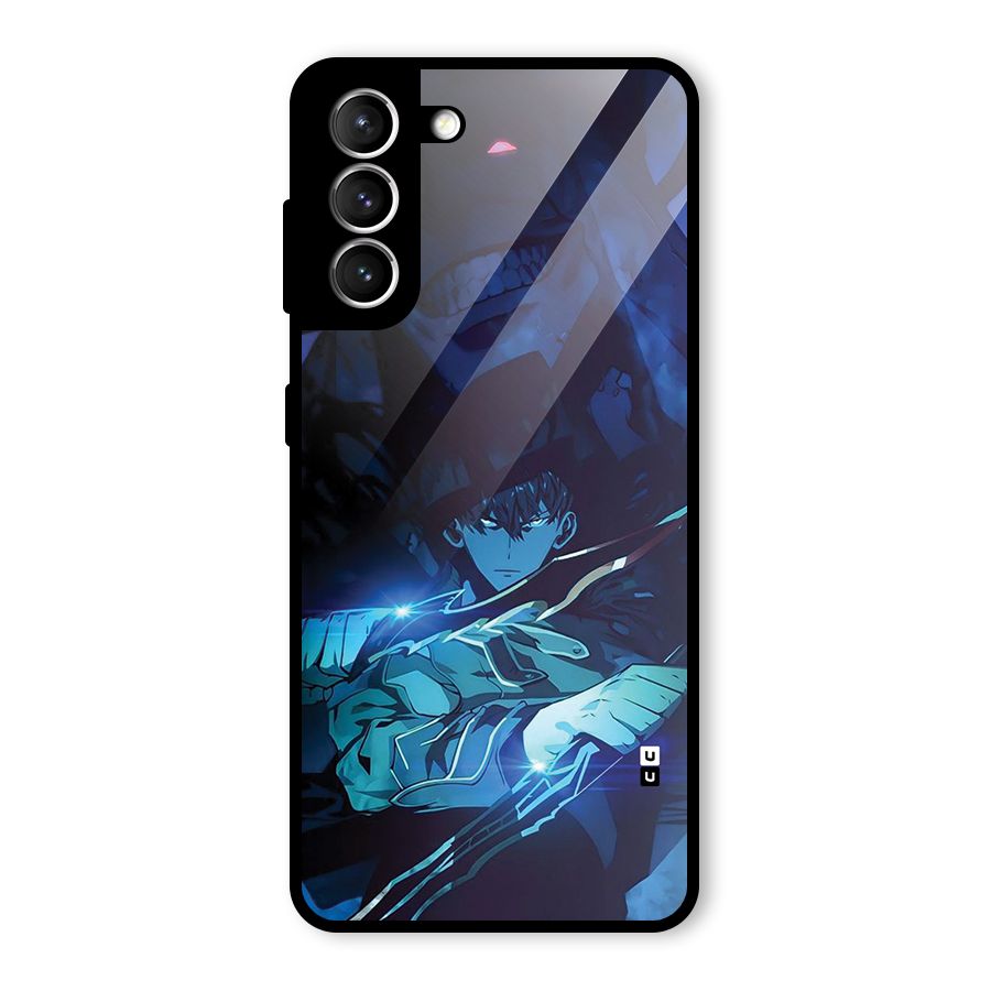Jinwoo Fighting Mode Glass Back Case for Galaxy S21 5G