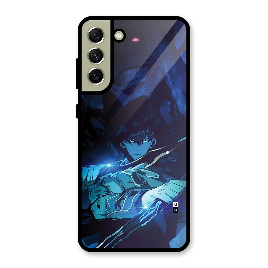 Jinwoo Fighting Mode Glass Back Case for Galaxy S21 FE 5G