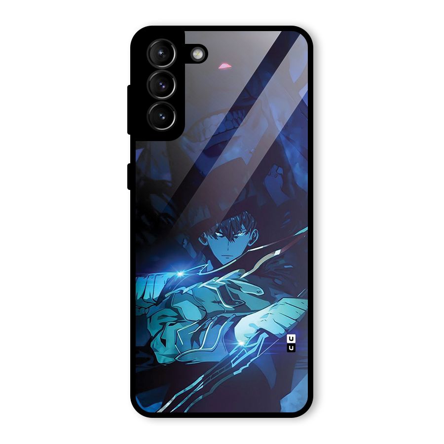 Jinwoo Fighting Mode Glass Back Case for Galaxy S21 Plus