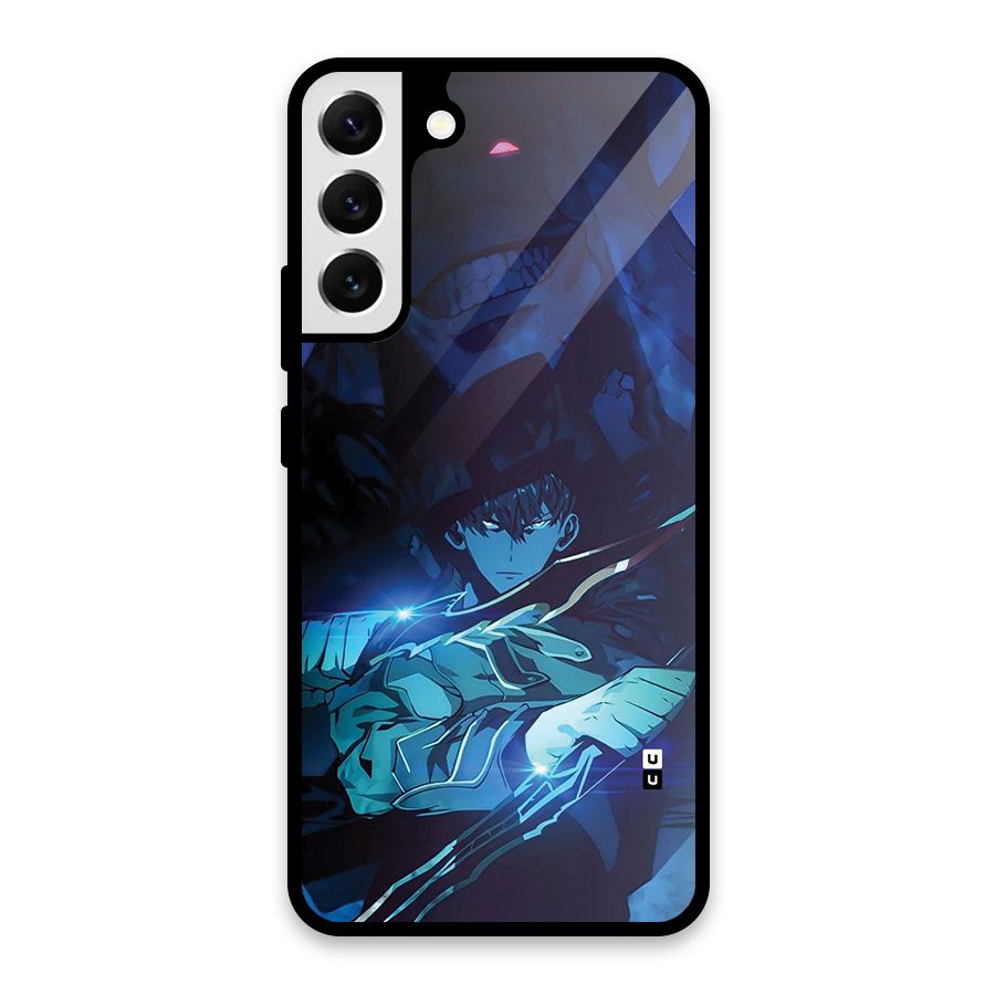 Jinwoo Fighting Mode Glass Back Case for Galaxy S22 Plus 5G
