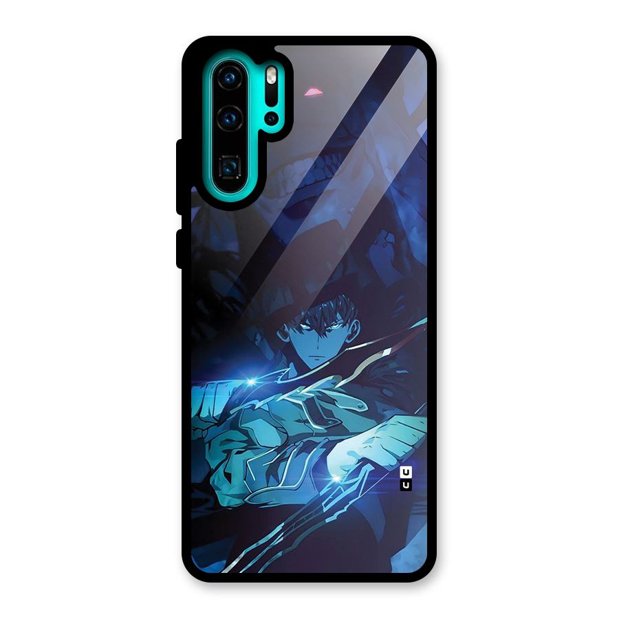 Jinwoo Fighting Mode Glass Back Case for Huawei P30 Pro