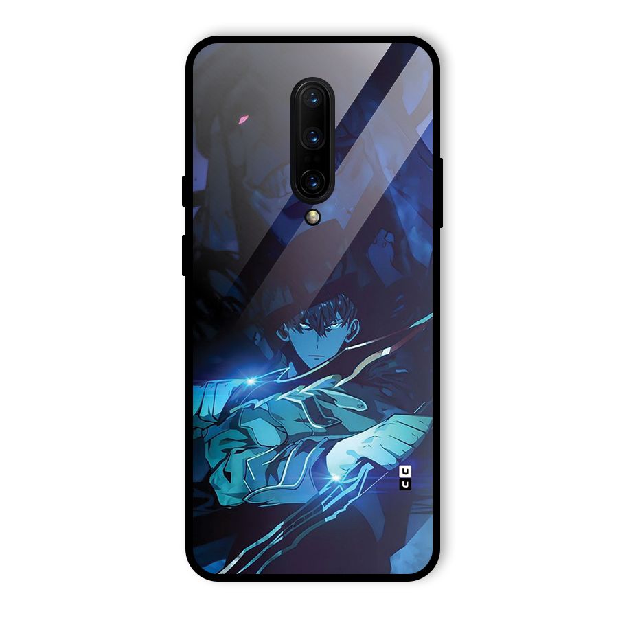 Jinwoo Fighting Mode Glass Back Case for OnePlus 7 Pro