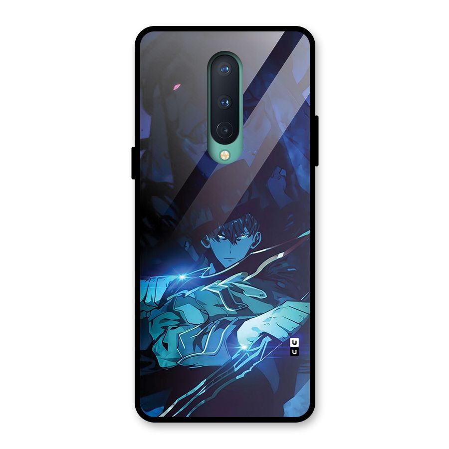 Jinwoo Fighting Mode Glass Back Case for OnePlus 8