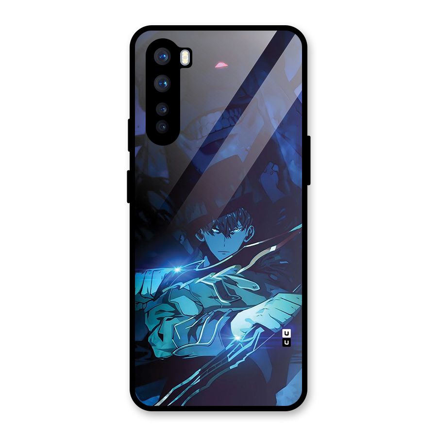 Jinwoo Fighting Mode Glass Back Case for OnePlus Nord