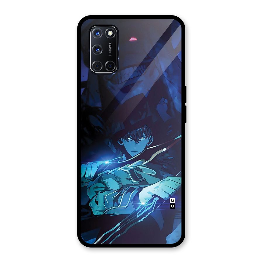 Jinwoo Fighting Mode Glass Back Case for Oppo A52