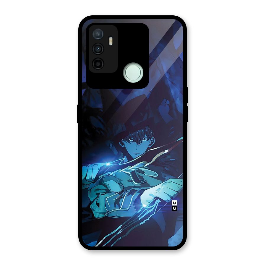 Jinwoo Fighting Mode Glass Back Case for Oppo A53