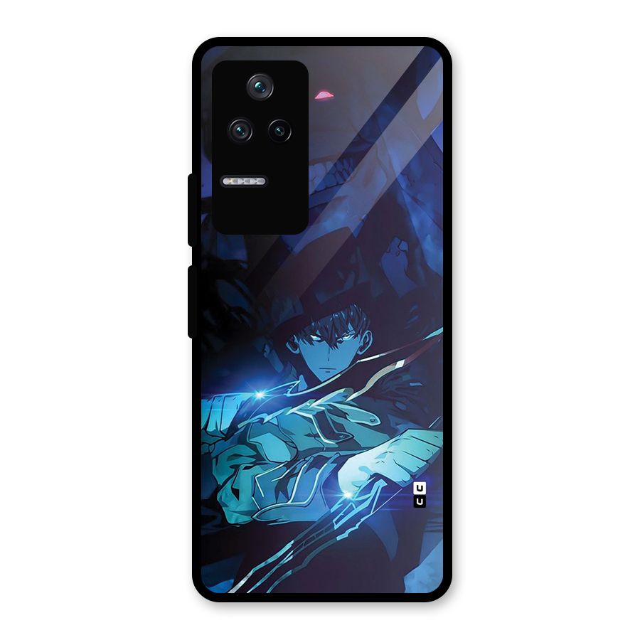 Jinwoo Fighting Mode Glass Back Case for Poco F4 5G