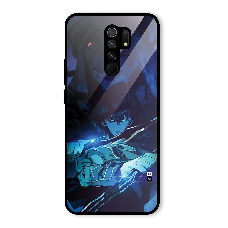 Jinwoo Fighting Mode Glass Back Case for Poco M2