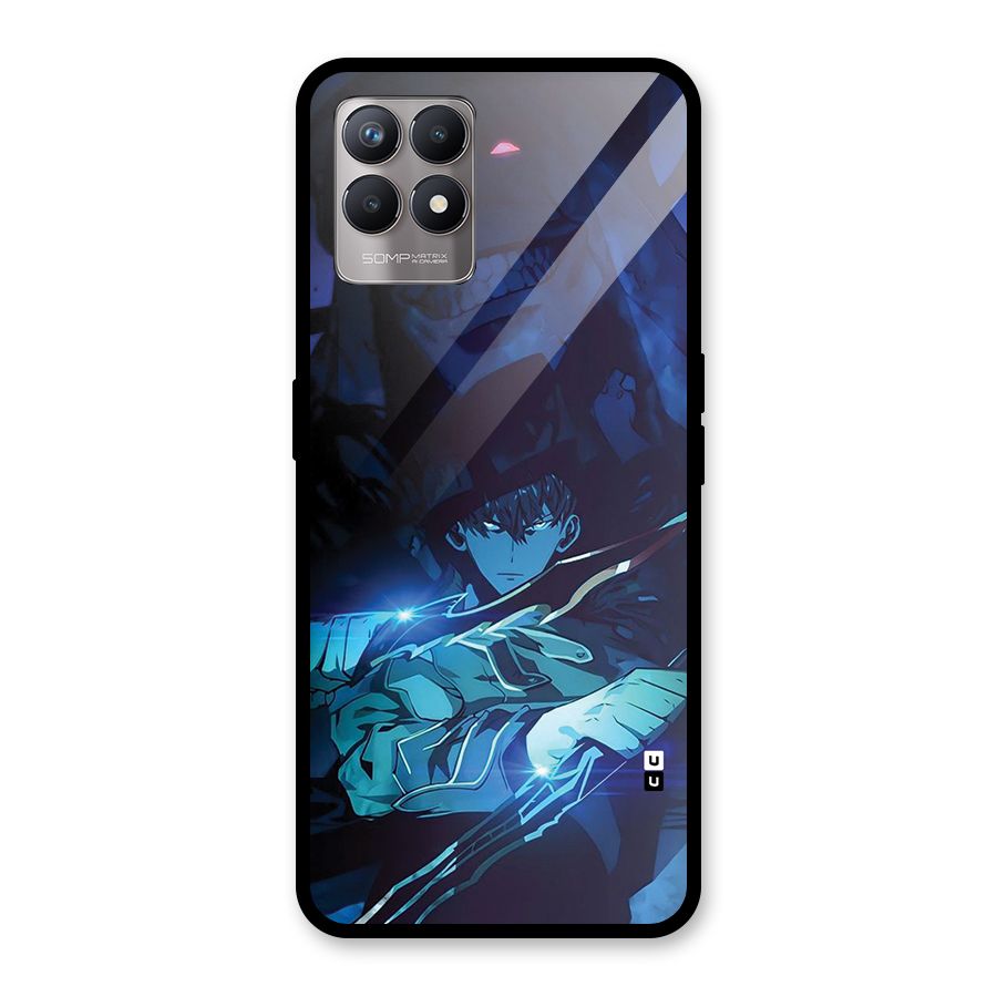 Jinwoo Fighting Mode Glass Back Case for Realme 8i