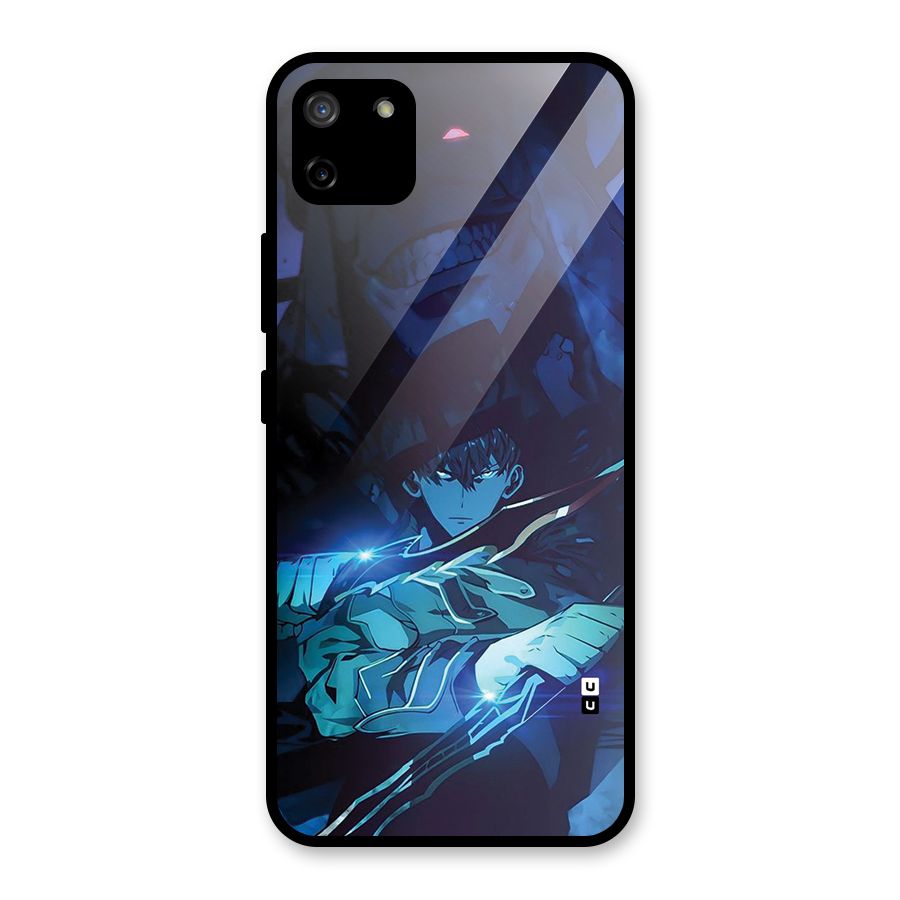 Jinwoo Fighting Mode Glass Back Case for Realme C11