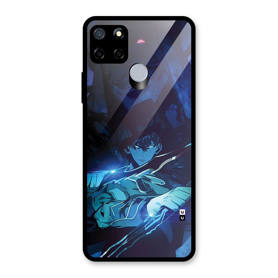 Jinwoo Fighting Mode Glass Back Case for Realme C12