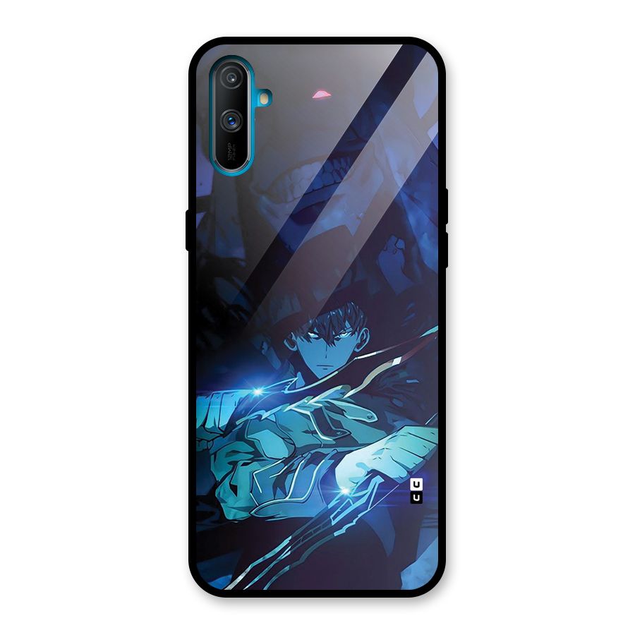 Jinwoo Fighting Mode Glass Back Case for Realme C3