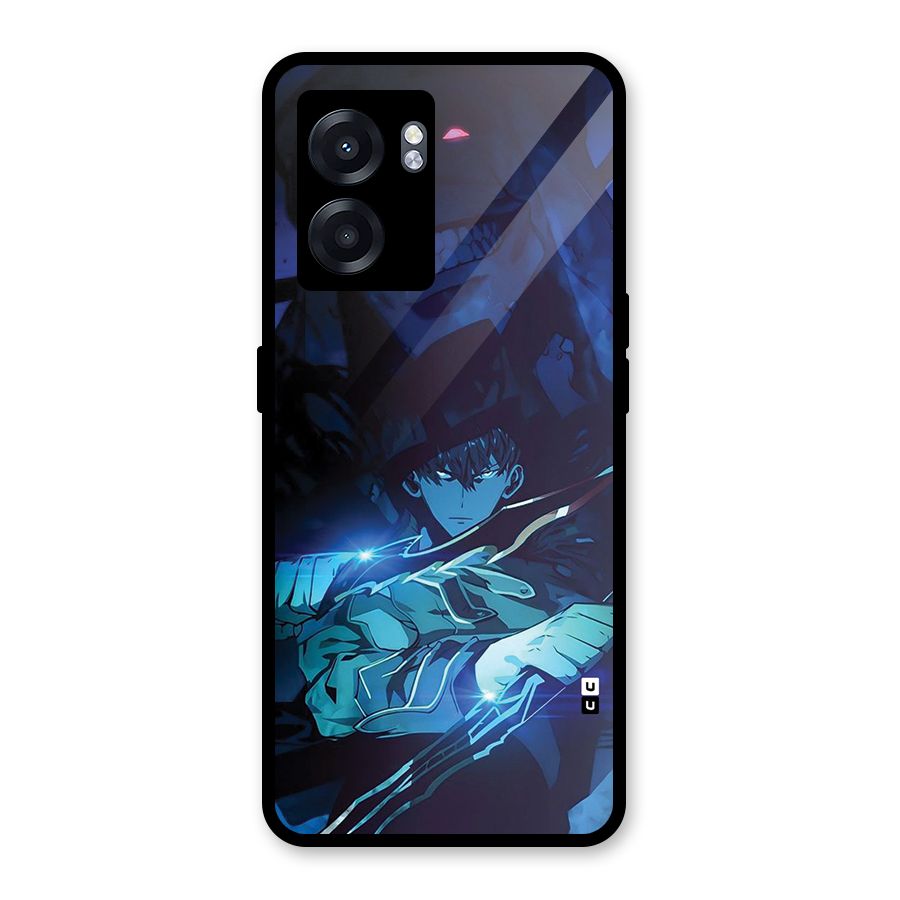 Jinwoo Fighting Mode Glass Back Case for Realme Narzo 50 5G