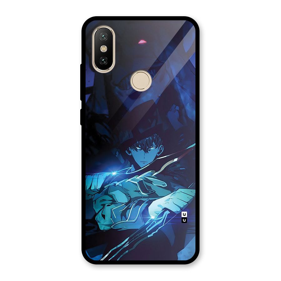 Jinwoo Fighting Mode Glass Back Case for Redmi A2
