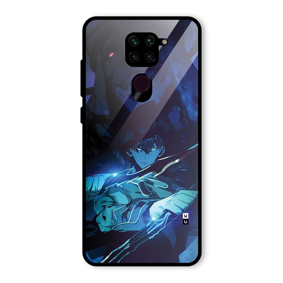 Jinwoo Fighting Mode Glass Back Case for Redmi Note 9