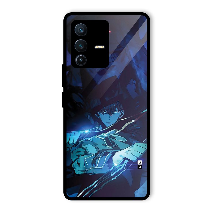 Jinwoo Fighting Mode Glass Back Case for Vivo V23 Pro