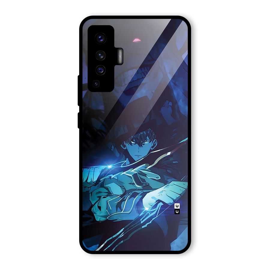 Jinwoo Fighting Mode Glass Back Case for Vivo X50