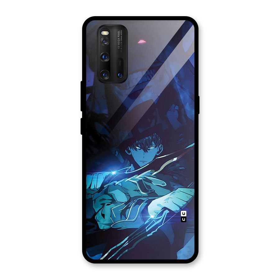 Jinwoo Fighting Mode Glass Back Case for Vivo iQOO 3