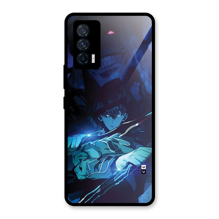 Jinwoo Fighting Mode Glass Back Case for Vivo iQOO 7 5G