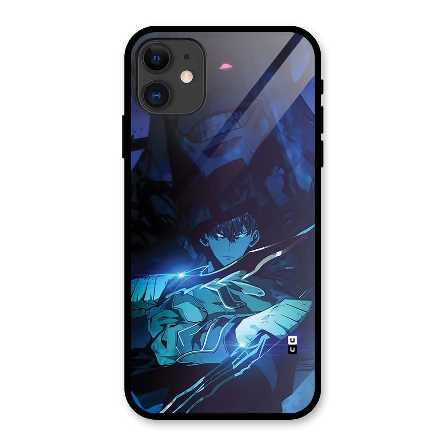 Jinwoo Fighting Mode Glass Back Case for iPhone 11
