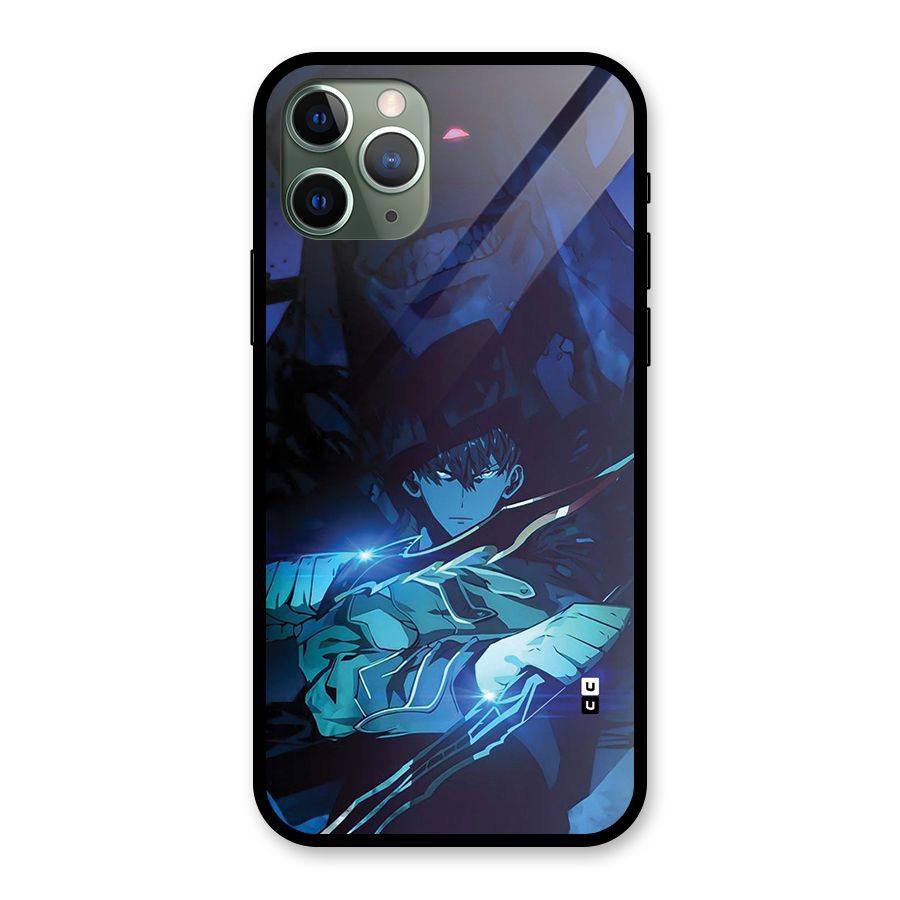 Jinwoo Fighting Mode Glass Back Case for iPhone 11 Pro