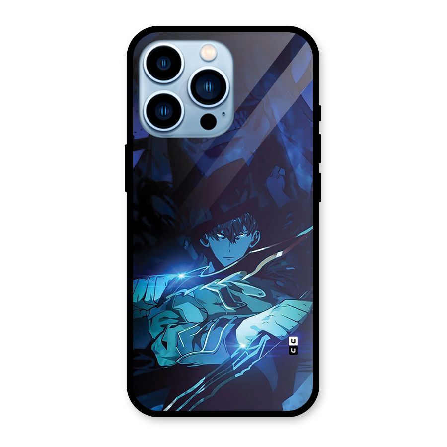 Jinwoo Fighting Mode Glass Back Case for iPhone 13 Pro